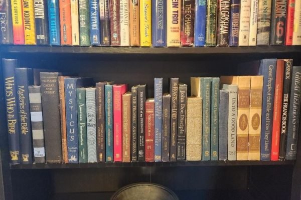 Vintage Christian Book Collection, Religious Bookshelf Lot, Faith-Based Library, Shelf of Religious Books, Pastor Resources, Bible Study